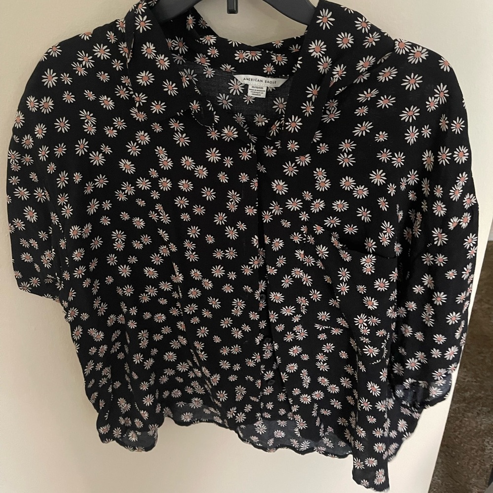 Floral Button Down